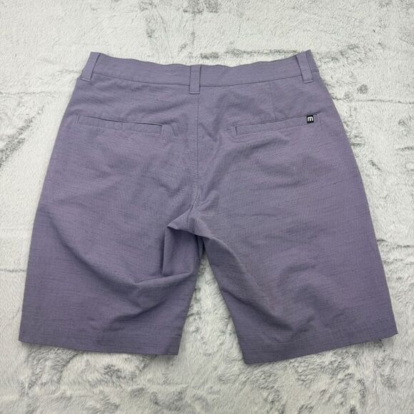 Travis Mathew Shorts Mens 30 Purple Hybrid Performance Golf Pockets Flat Front - Picture 5 of 6